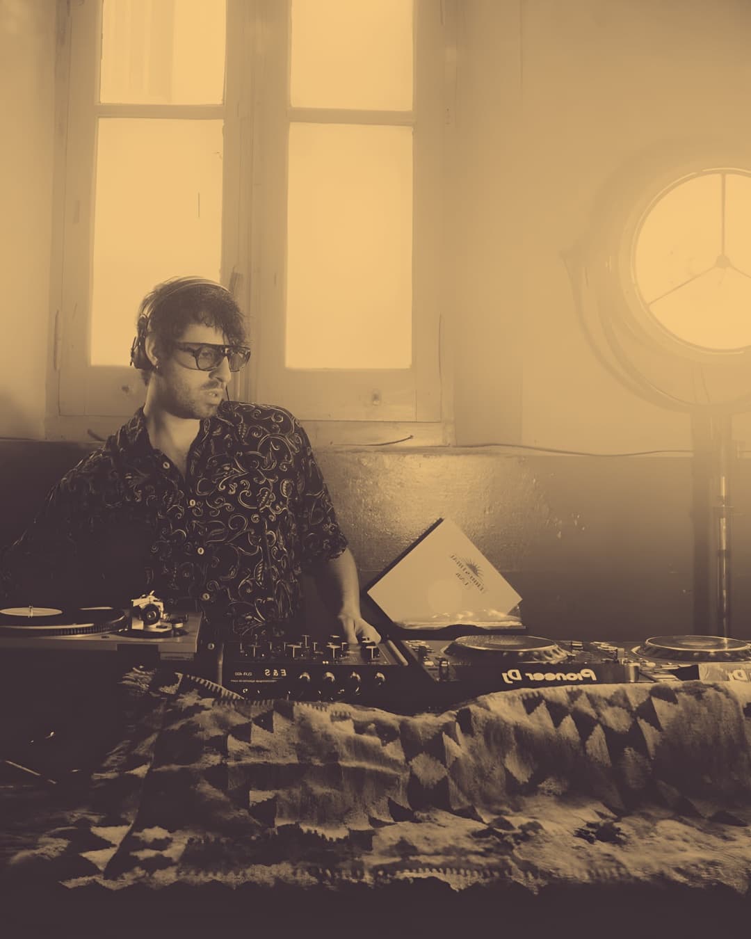 Pabels behind the decks